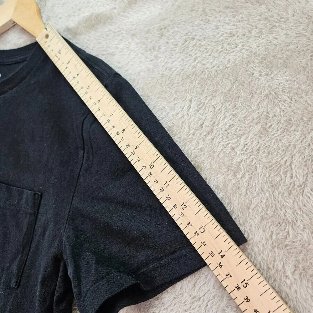 Gap T-Shirt 100% Organically Grown Cotton Mens Size M Short Sleeve Classic Black - Picture 8 of 10